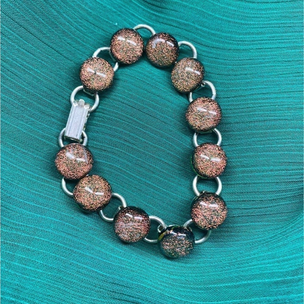 Handmade Fused Glass Bracelet